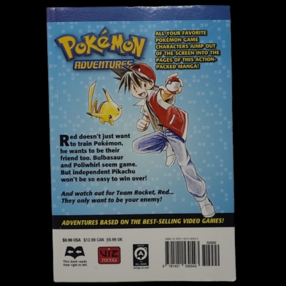 POKEMON ADVENTURES PAPERBACK VOL 1 STORY BY HIDENORI KUSAKA - ART BY MATO - Picture 2 of 11